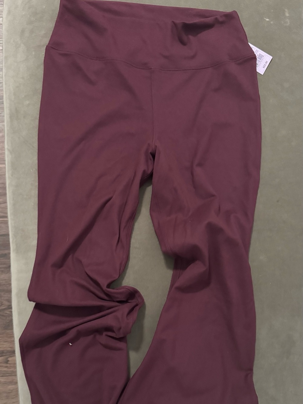 Maroon Active Leggings